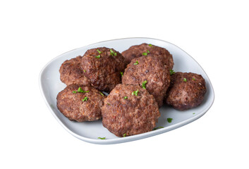 Traditional Turkish food; Turkish meatballs, Turkish name; Akcaabat kofte or kuru kofte)