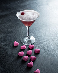 Valentine's cocktail 
