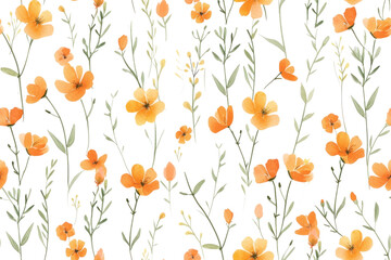 Pastel Seamless Floral Pattern for Design
