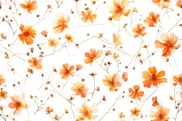 Pastel Floral Seamless Pattern Design