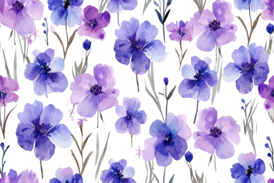 Pastel Flower Seamless Pattern