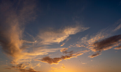 Nice twilight sky and cloud