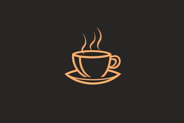 An artistic and intricate illustration of a steaming cup of coffee, exuding a sense of warmth and comfort through its intricate design