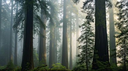 A Forest Abundant With Tall Trees