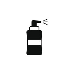 barber spray vector type icon