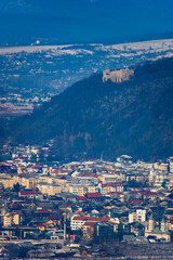 Targu Neamt city and citadel in Romania