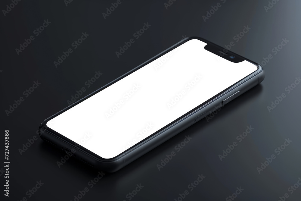 Aufkleber a sleek smartphone mockup featuring a customizable screen, ideal for showcasing innovative mobile ap