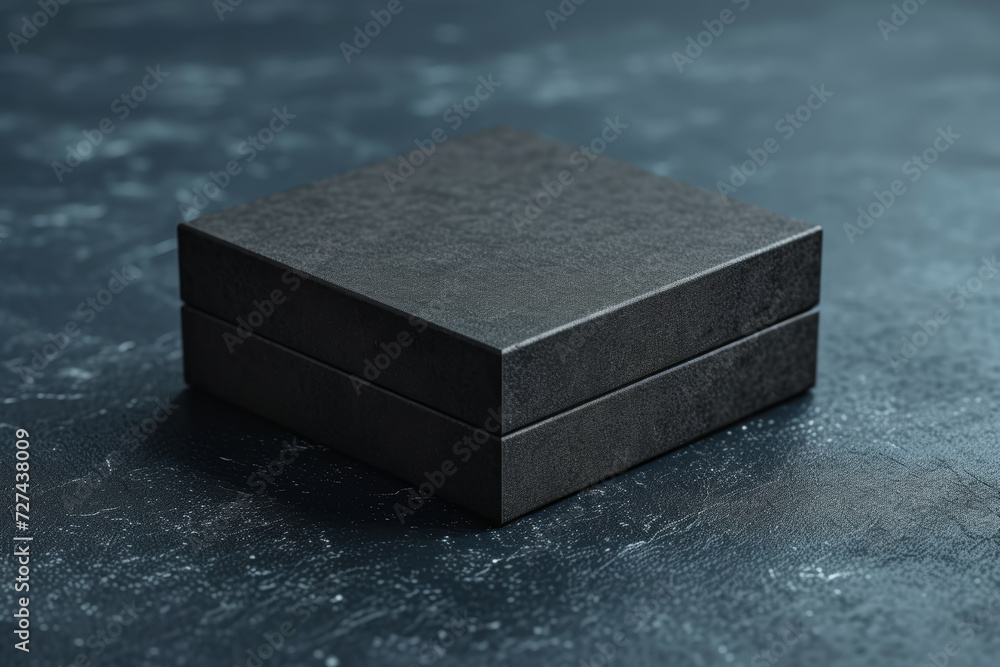 Poster a versatile product packaging mockup, featuring a customizable box design, suitable for presenting a