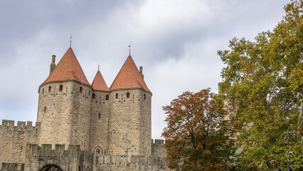 Obraz premium Castle of Carcassonne in France