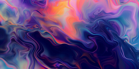 A liquid, abstract background reminiscent of vapourware - obrazy, fototapety, plakaty
