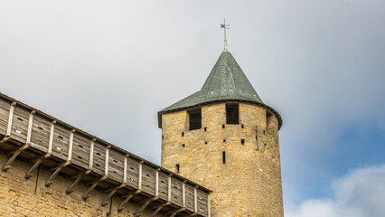 Castle of Carcassonne in France