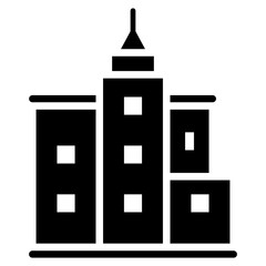 city glyph icon