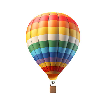 hot air balloon on transparent background PNG image
