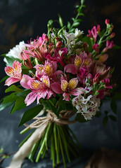 bouquet of Lysianthus