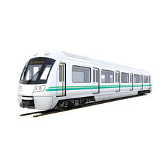 Subway Train on transparent background PNG image