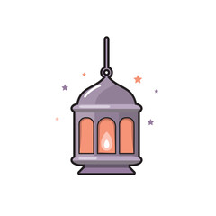 Colorful lantern printable vector, Islamic lantern, ramadan lantern, 