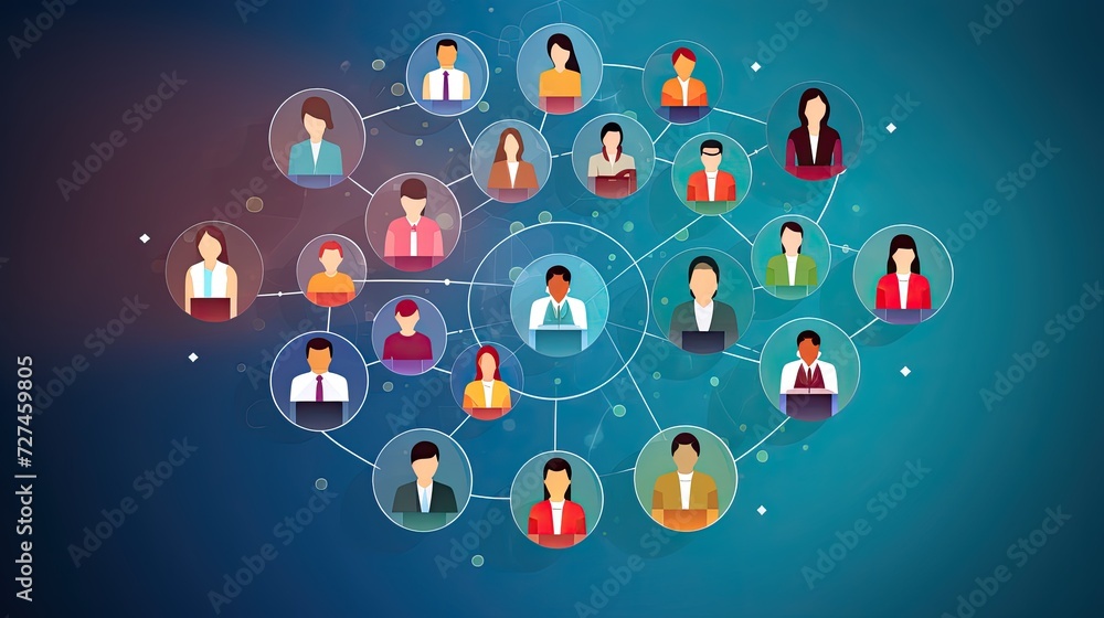 Poster data driven talent acquisition for efficient recruitment processes solid color background
