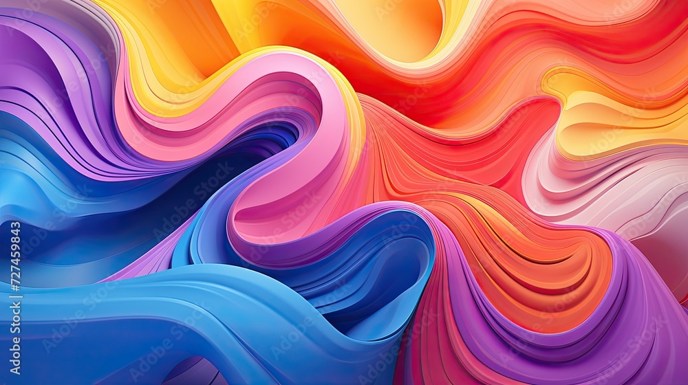 Poster digital platforms for local art solid color background