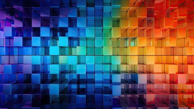 Machine vision visual perception and analysis by machines solid color background