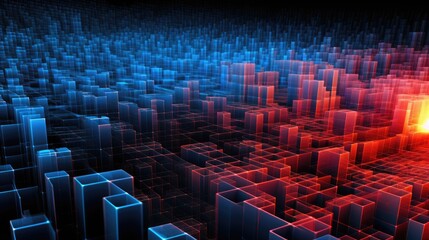 Obraz premium Quantum simulations simulating quantum systems using classical computers solid color background