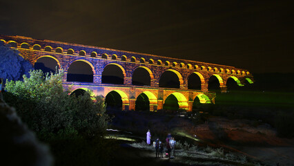 Pont du Gard,. Uzès, Francia