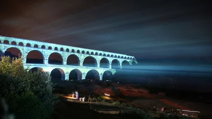 Fototapete Pont du Gard Pont du Gard,. Uzès, Francia