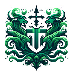 Fototapeta premium Logo dragon