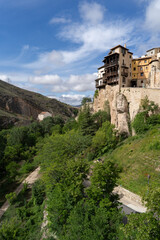 Fototapeta premium The famous hanging houses in Cuenca, Spain.
