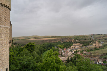 Landscape around Segovia, Spain.