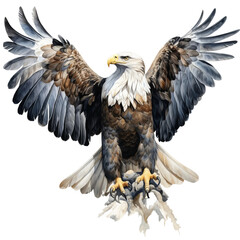 Obraz premium american bald eagle in flight