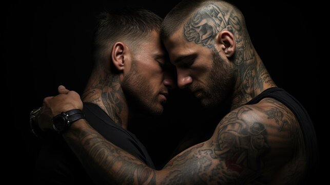Gay Diversity: a photograph of two men of different nationalities showing their love