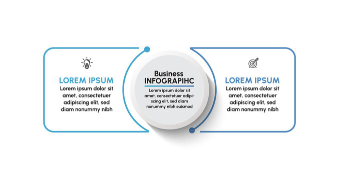 Business data visualization. timeline infographic icons designed for abstract background template milestone element modern diagram process technology digital marketing data presentation chart Vector