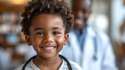 portrait of a smiling kid