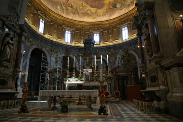 Fototapeta na wymiar Basílica de la Santa Anunciación, Florencia, Italia
