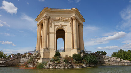 Fototapeta na wymiar Castillo del Agua de Peyrou, Montpellier, Francia