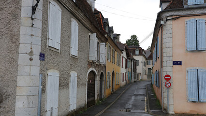 Fototapeta premium Calle de Orthez, Francia
