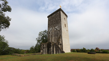Fototapeta na wymiar Torre Moncada, Orthez, Francia