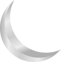 Silver Crescent Illustration