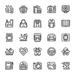 Shopping category icon pixel perfect 2px line, size 64x64. Ready to be used for web, mobile or print design purposes and others.