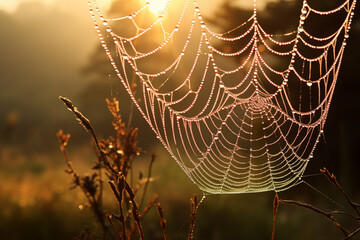 Morning spiderweb