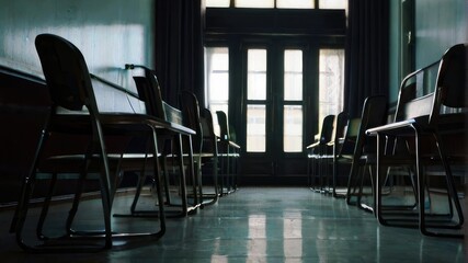 school abandoned background