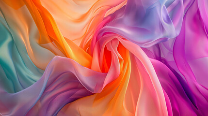 Obraz premium Elegant Silk Fabric Abstract