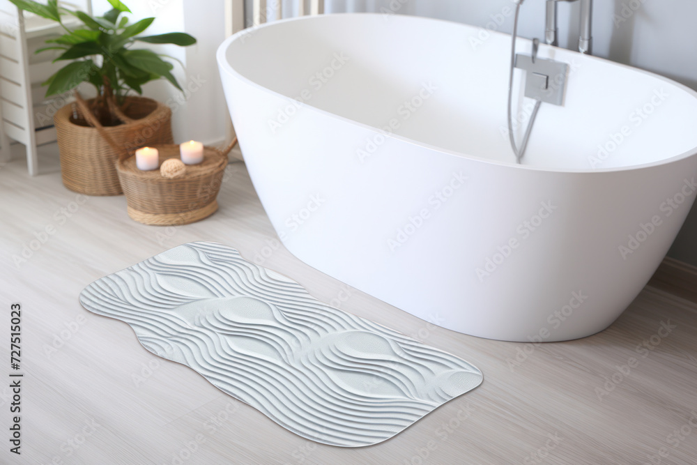 Poster abstract wave line pattern on white background: modern and seamless graphic design for creative text