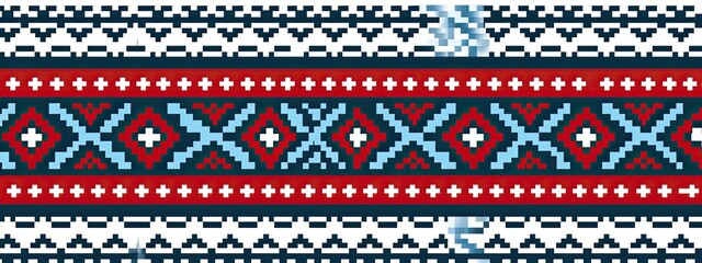 seamless pattern with christmas reindeer