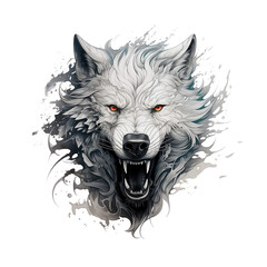 Roar of Creativity Embrace artistic potential. Perfect for designers. Capture the bold essence of the fierce wolf