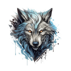 Inspiring Art Unleash creativity. Infuse projects with strength. Elevate designs with this dynamic wolf head