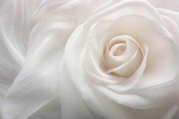 white roses against the background of white cloth