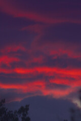 Obraz premium pinky sunset in the clouds