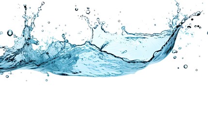Water Splash With Isolated Transparent Background