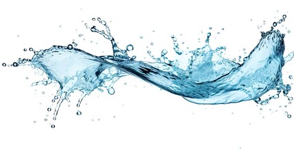 Water Splash With Isolated Transparent Background